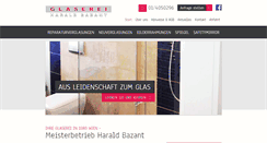 Desktop Screenshot of bazant-glas.eu